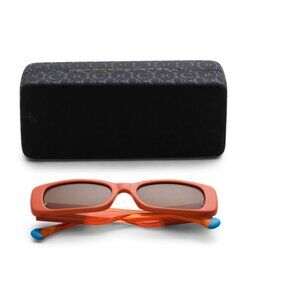 CAMILLA neon orange 51mm Square Sunglasses